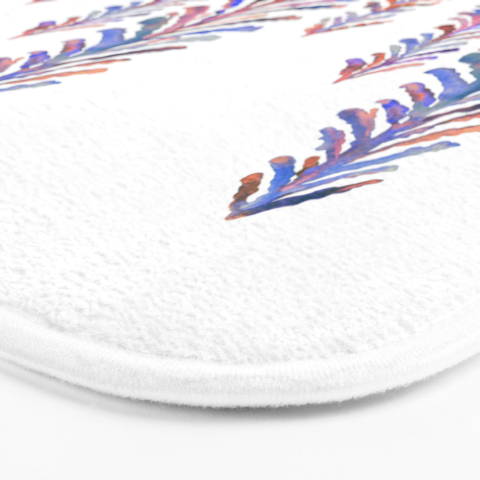 Pine Trees - Vintage Palette Bath Mat Gallery Image 3