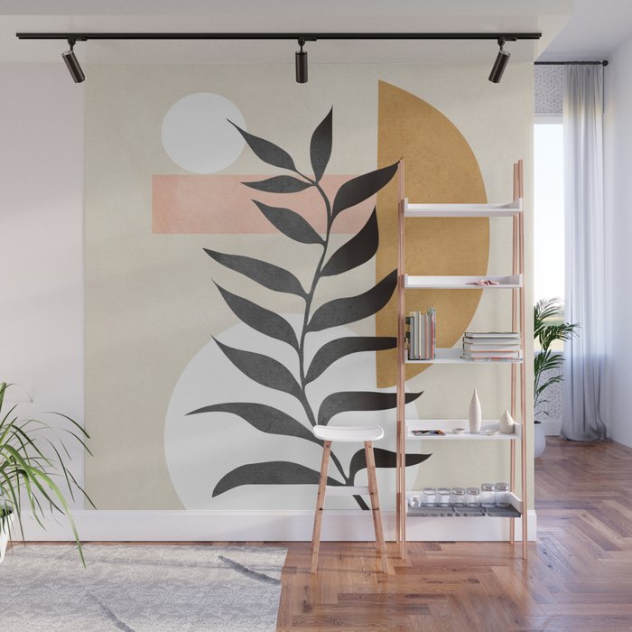 Minimal Abstract Shapes 15 Wall Mural Gallery Image 1