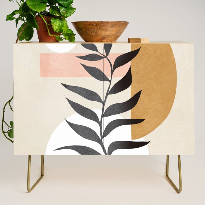 Minimal Abstract Shapes 15 Credenza Gallery Image 1