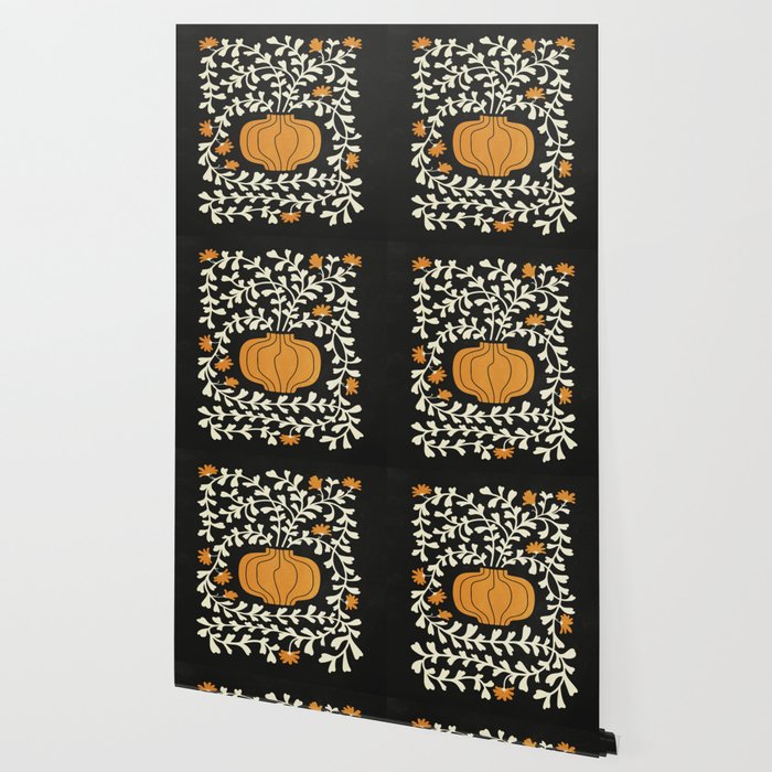 Golden Vase | Summer Bloom: Matisse Night Edition Wallpaper Gallery Image 2