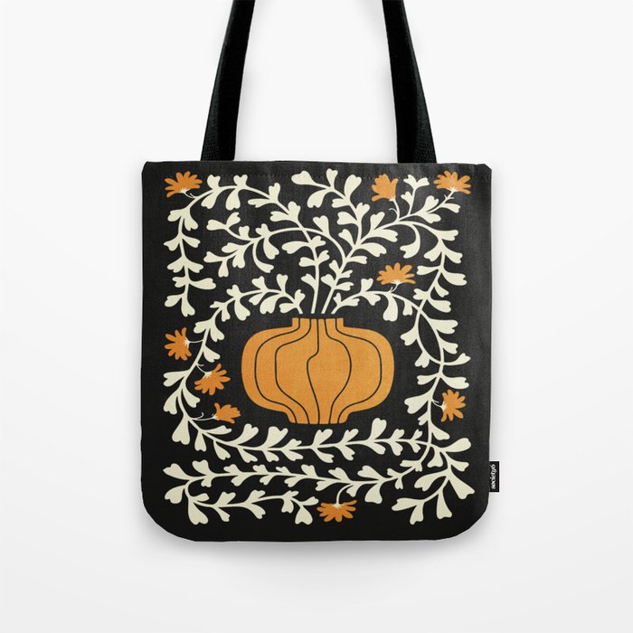Golden Vase | Summer Bloom: Matisse Night Edition Tote Bag Gallery Image 1