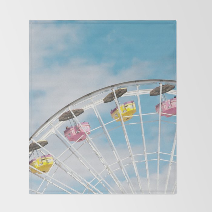 Ferris Wheel Dreams Throw Blanket Gallery Image 2