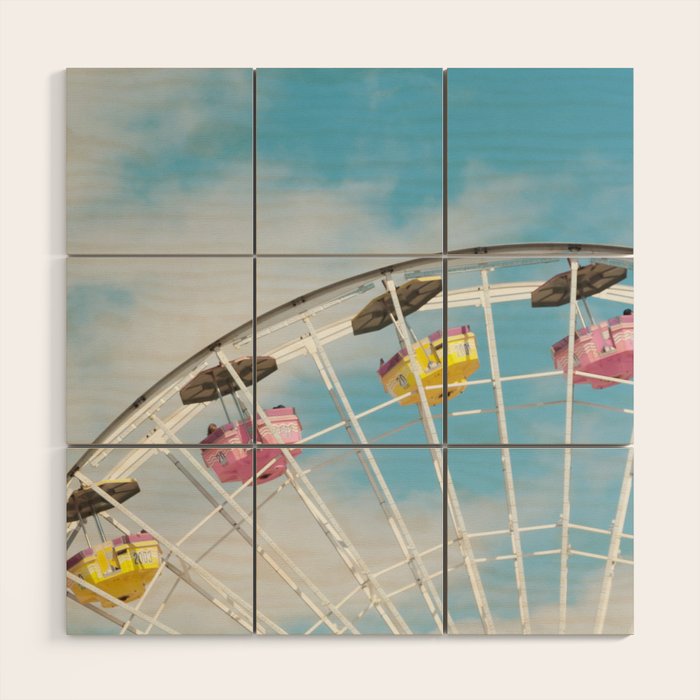 Ferris Wheel Dreams Wood Wall Art Gallery Image 1