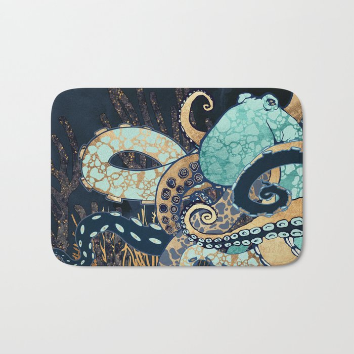 Metallic Octopus II Bath Mat Gallery Image 1