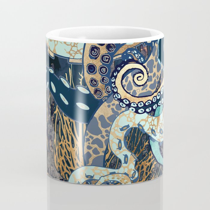 Metallic Octopus II Coffee Mug Gallery Image 4