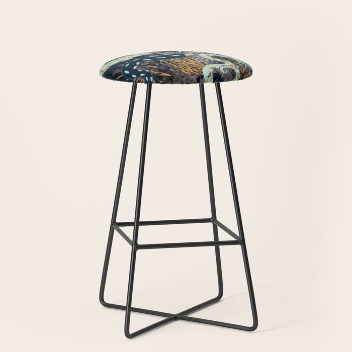 Metallic Octopus II Stool Gallery Image 1
