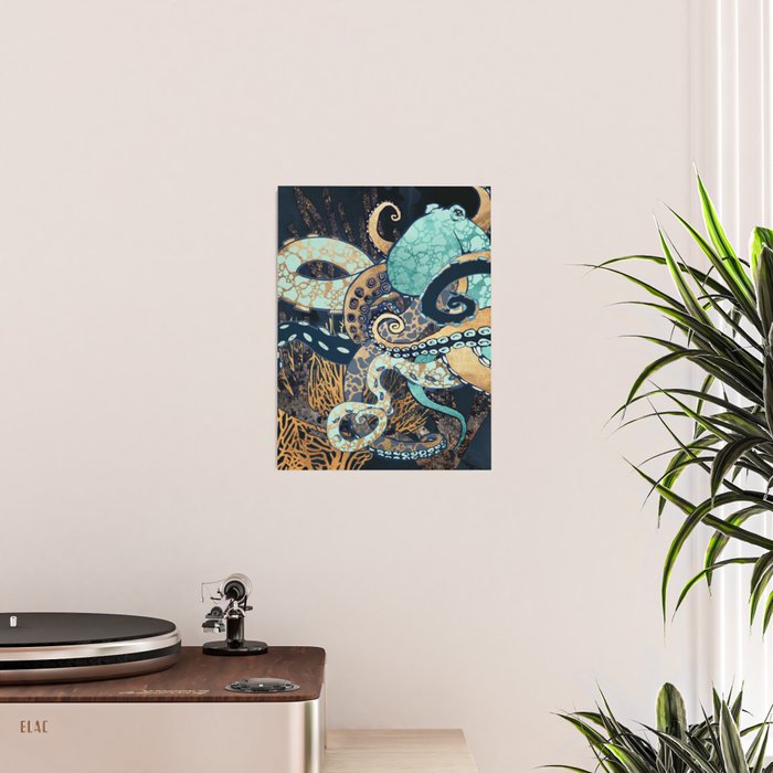 Metallic Octopus II Poster Gallery Image 2