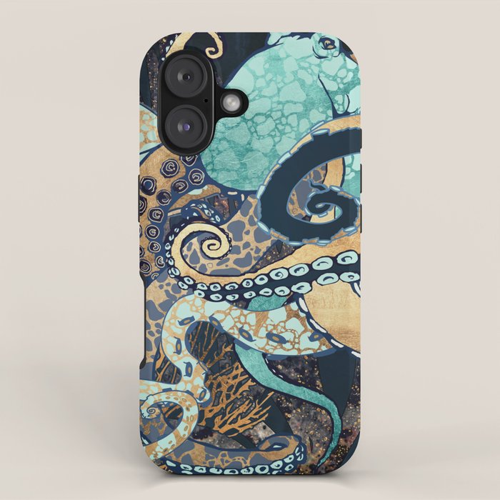 Metallic Octopus II iPhone Case Gallery Image 1