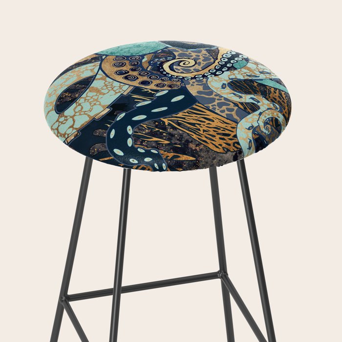 Metallic Octopus II Stool Gallery Image 2