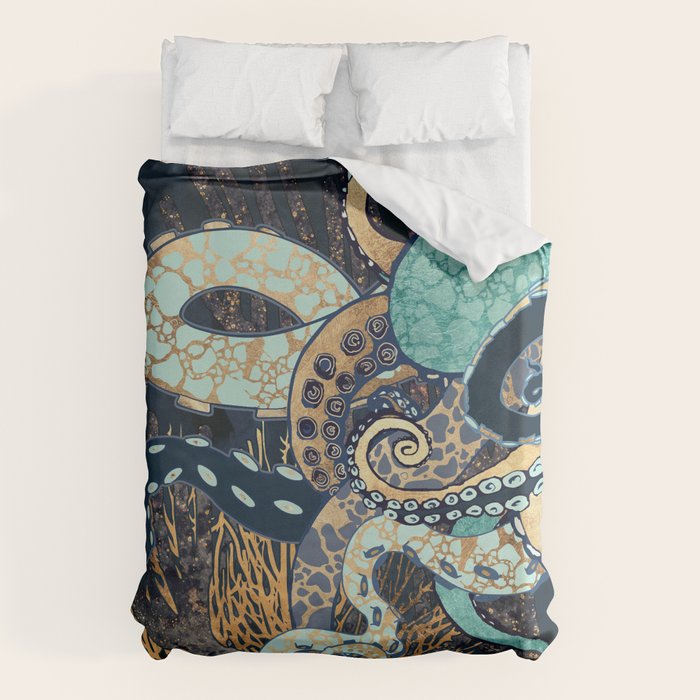 Metallic Octopus II Duvet Cover Gallery Image 6
