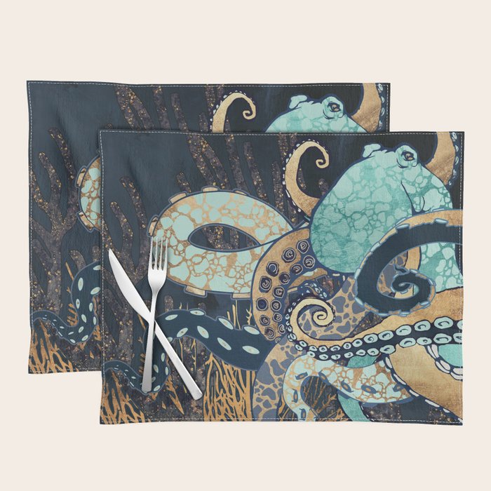 Metallic Octopus II Placemat Gallery Image 1