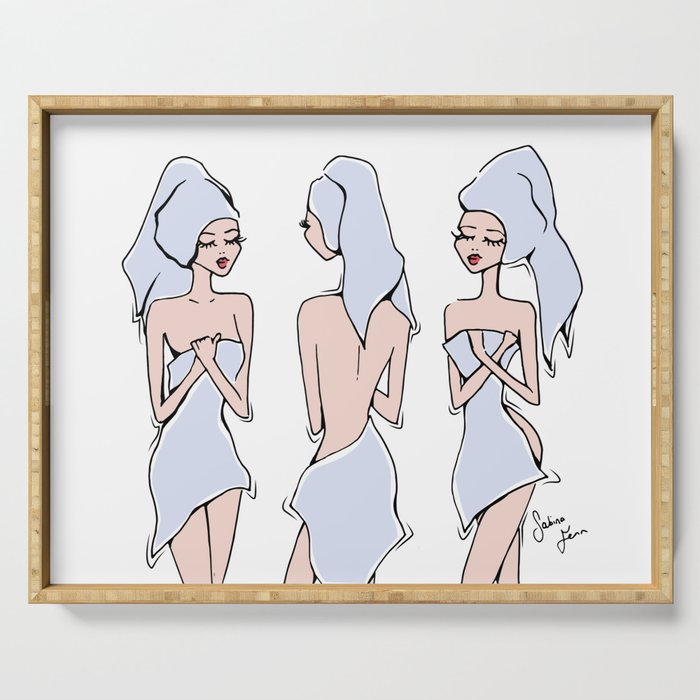 Towelettes Serving Tray Gallery Image 1