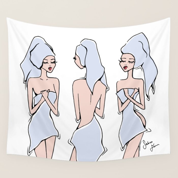 Towelettes Wall Tapestry Gallery Image 1