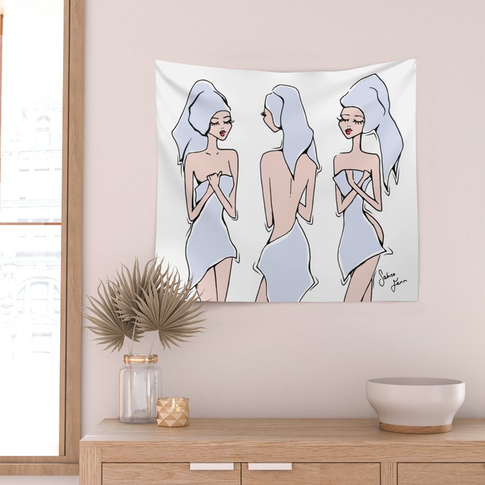 Towelettes Wall Tapestry Gallery Image 2