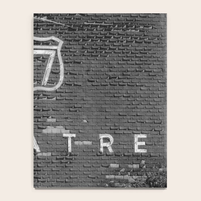Drive in Movie Theater Black and White Notebook Gallery Image 4