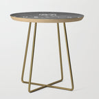 Drive in Movie Theater Black and White Side Table Gallery Image 1