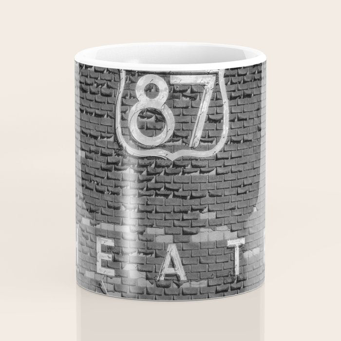 Drive in Movie Theater Black and White Coffee Mug Gallery Image 4