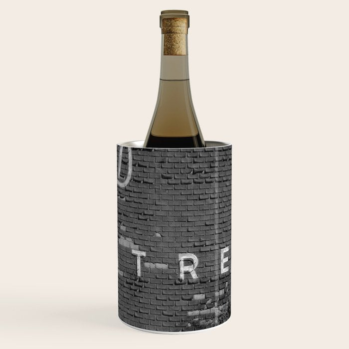 Drive in Movie Theater Black and White Wine Chiller Gallery Image 3