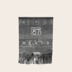 Drive in Movie Theater Black and White Wall Hanging Gallery Image 1