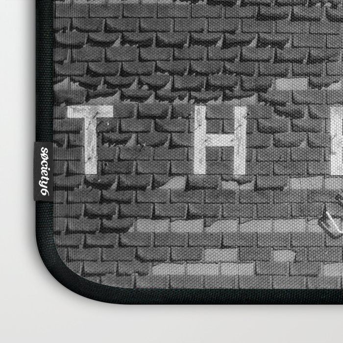Drive in Movie Theater Black and White Laptop Sleeve Gallery Image 3