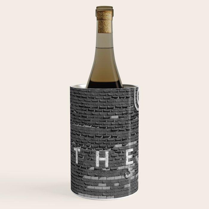 Drive in Movie Theater Black and White Wine Chiller Gallery Image 2