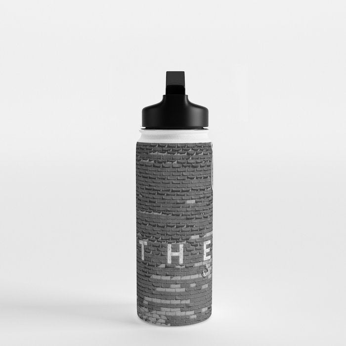 Drive in Movie Theater Black and White Water Bottle Gallery Image 3