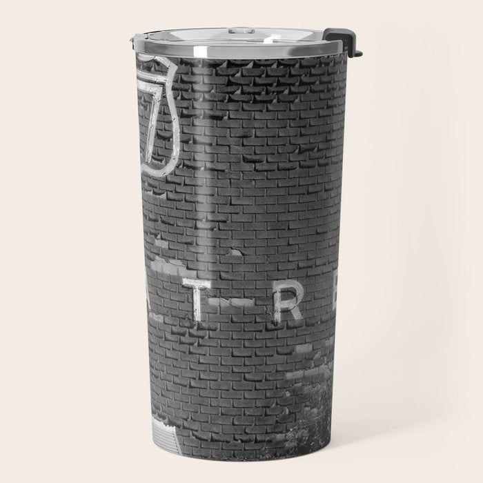 Drive in Movie Theater Black and White Travel Mug Gallery Image 2