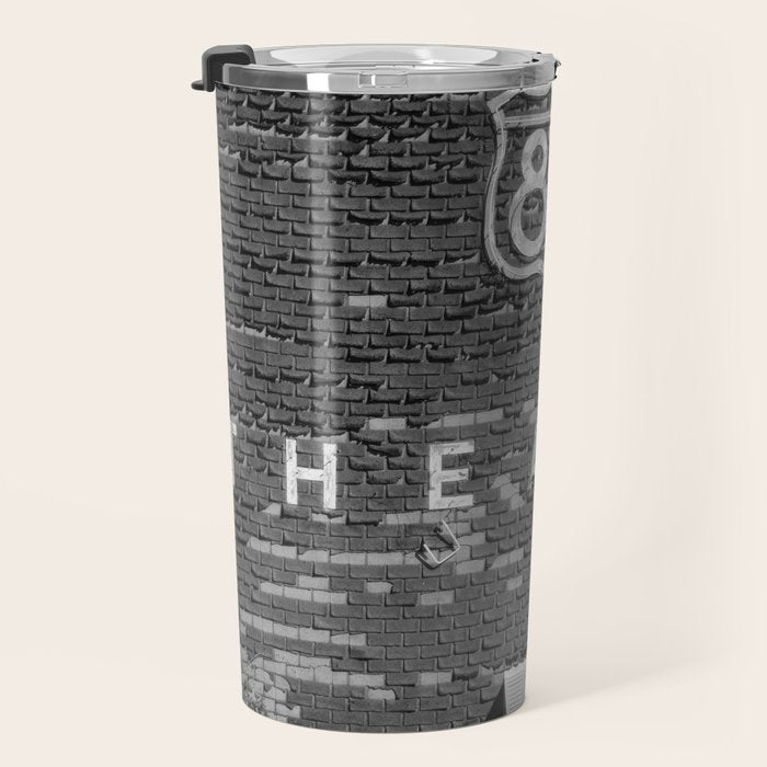 Drive in Movie Theater Black and White Travel Mug Gallery Image 3