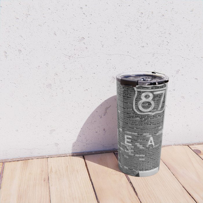 Drive in Movie Theater Black and White Travel Mug Gallery Image 4