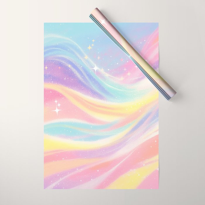 Aurora Daydream Sky Wrapping Paper Gallery Image 1