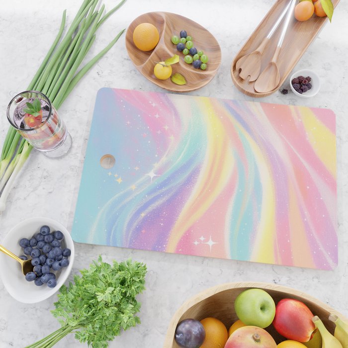 Aurora Daydream Sky Cutting Board Gallery Image 2