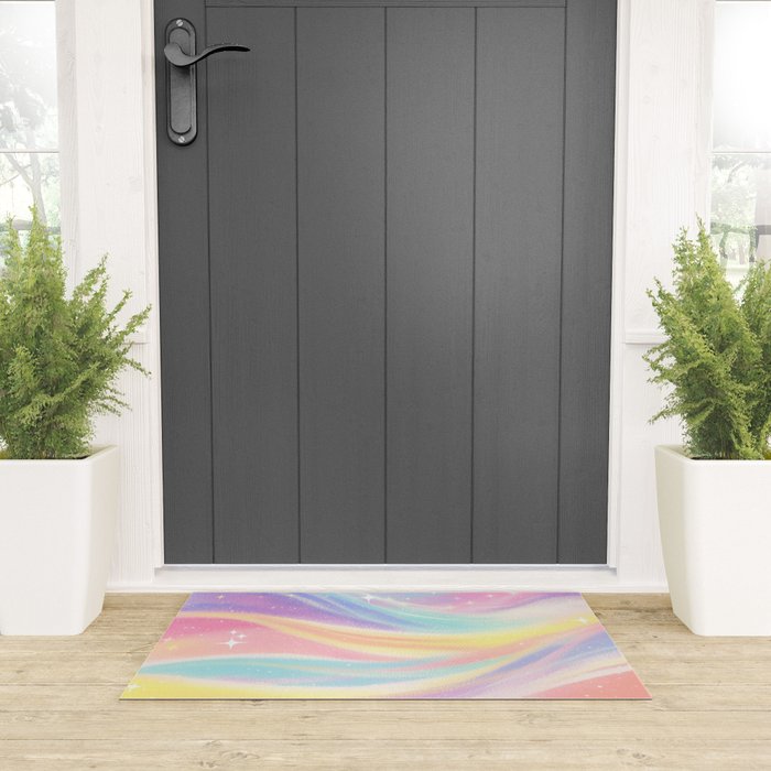 Aurora Daydream Sky Welcome Mat Gallery Image 3