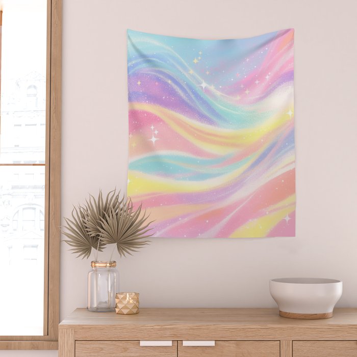 Aurora Daydream Sky Wall Tapestry Gallery Image 2