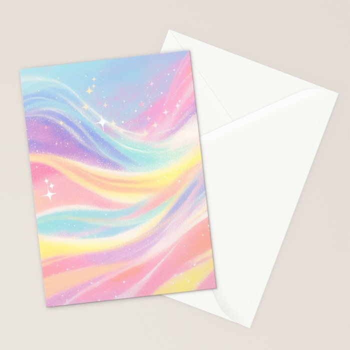 Aurora Daydream Sky Stationery Card Gallery Image 2