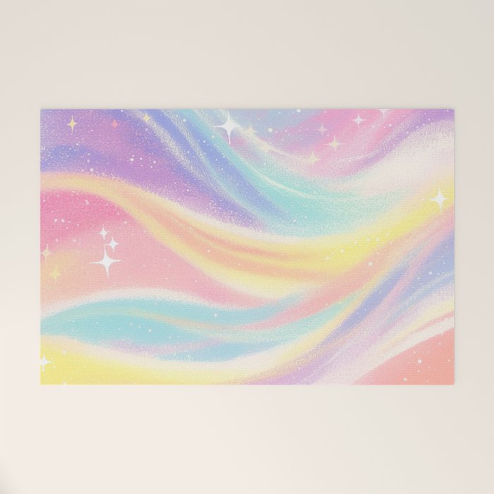 Aurora Daydream Sky Welcome Mat Gallery Image 1
