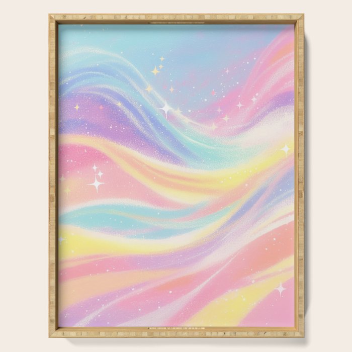 Aurora Daydream Sky Serving Tray Gallery Image 1