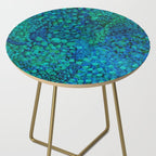 Peacock Watercolor Painting Side Table Gallery Image 2