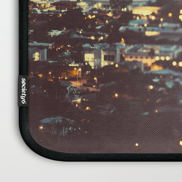 Diamond Head Sunset - Honolulu Hawaii, Abstract Travel Photography Laptop Sleeve Gallery Image 3