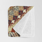 Earthy Mandala Throw Blanket Gallery Image 3