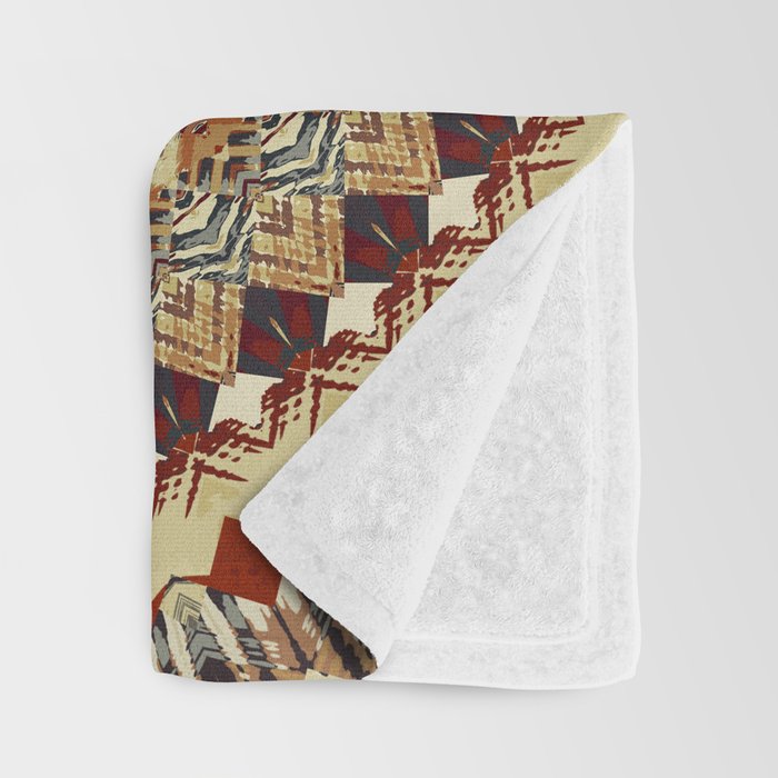 Earthy Mandala Throw Blanket Gallery Image 3