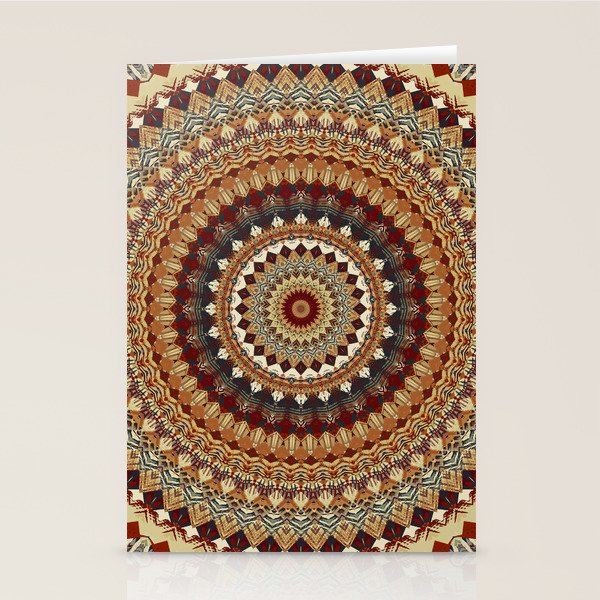 Earthy Mandala Stationery Card Gallery Image 2