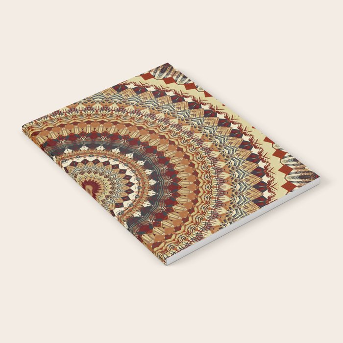 Earthy Mandala Notebook Gallery Image 1