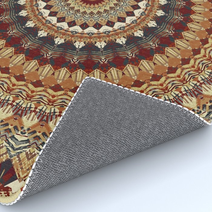 Earthy Mandala Rug Gallery Image 4