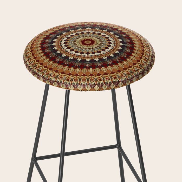 Earthy Mandala Stool Gallery Image 2