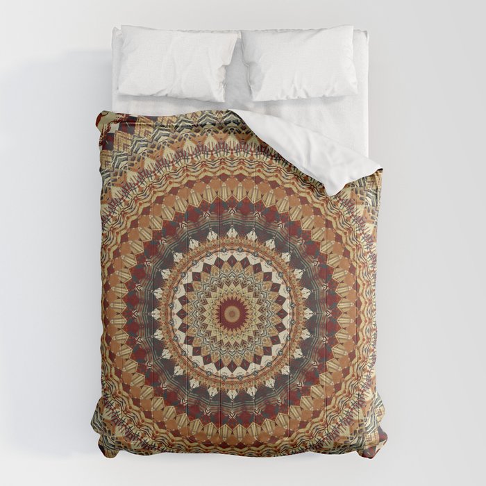 Earthy Mandala Comforter Gallery Image 6