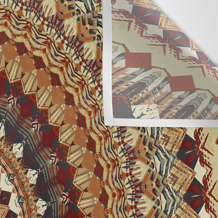 Earthy Mandala Wall Tapestry Gallery Image 3