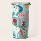 Unicorns landscape Travel Mug Gallery Image 2