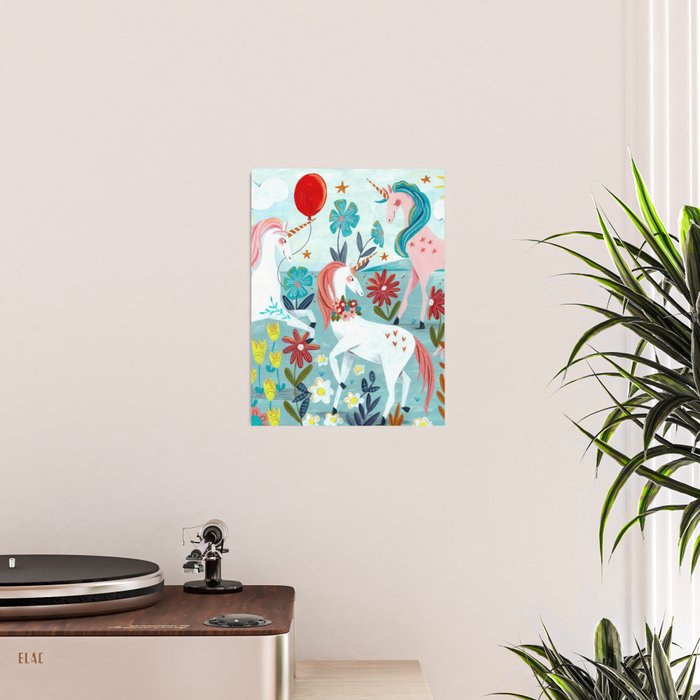 Unicorns landscape Poster Gallery Image 2