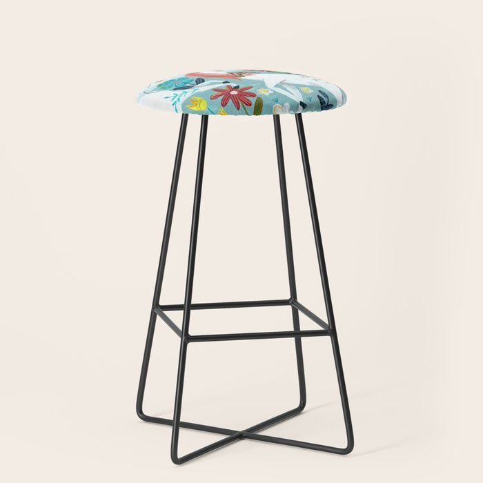 Unicorns landscape Stool Gallery Image 1