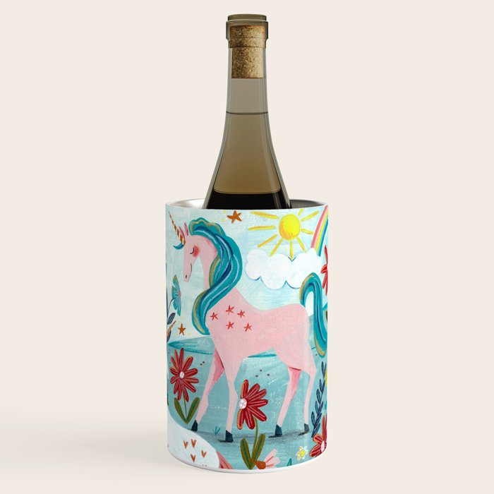 Unicorns landscape Wine Chiller Gallery Image 3